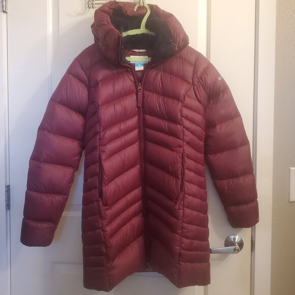 Columbia Autumn Park Down Mid Jacket in Marionberry - Picture 6 of 14